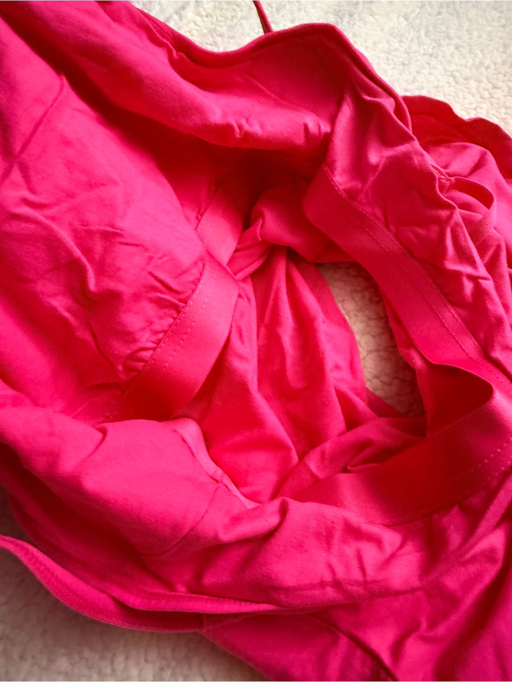 Women's Double Pack Camisole Tank Top - Hot Pink & Black. Size medium - Picture 6 of 6